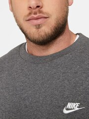 Nike Charcoal Club Crew Sweatshirt - Image 7 of 15