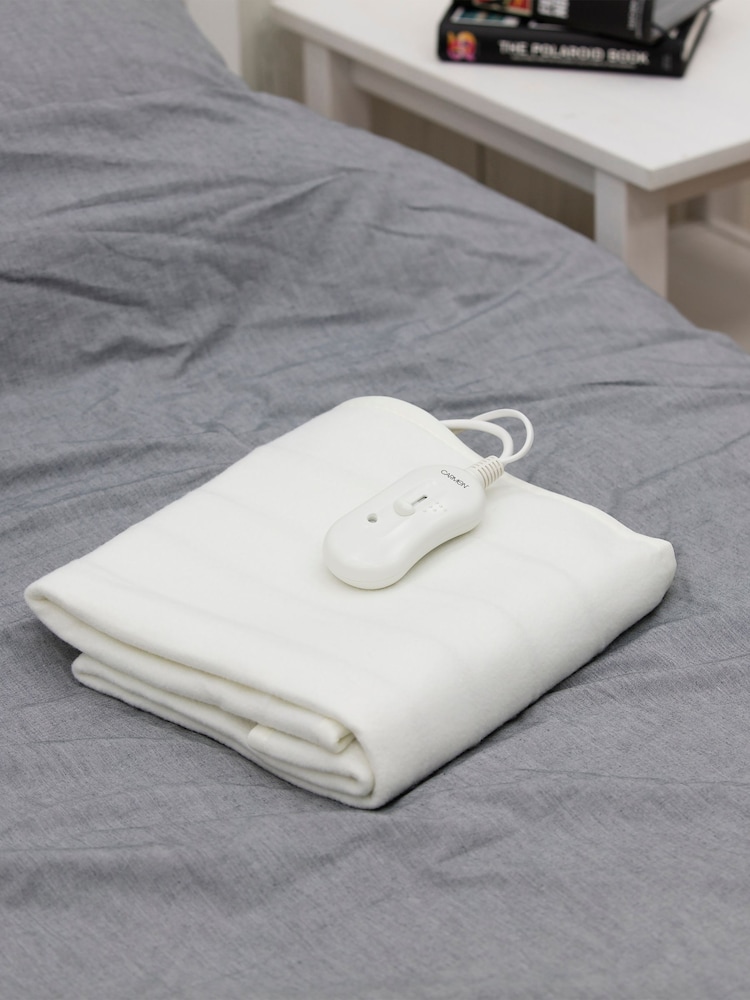 Carmen White Fitted Electric Blanket - Image 1 of 5