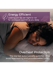 Carmen White Fitted Electric Blanket - Image 3 of 5