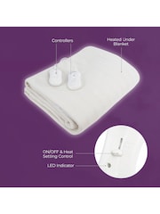 Carmen White Fitted Electric Blanket - Image 4 of 5