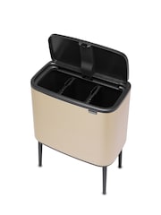 Brabantia Champagne Bo 3 x 11L Touch Bin - Image 3 of 6