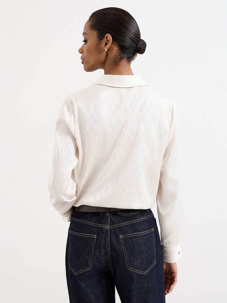 Phase Eight Cream Vega Shirt - Image 2 of 7 Phase Eight Cream Vega Shirt - Image 2 of 7