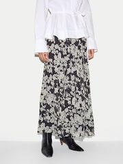 Květinové midi sukně Jigsaw Camellia - Obrázek 1 z 5