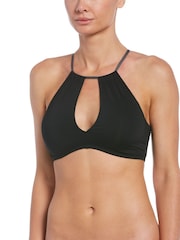 Nike Black Nike Swim Lace Up Green Bikini - Image 1 of 2