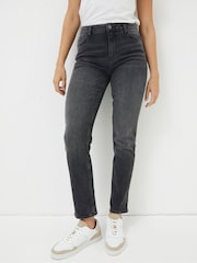 FatFace Grey Chesham Girlfriend Jeans - Image 1 of 5