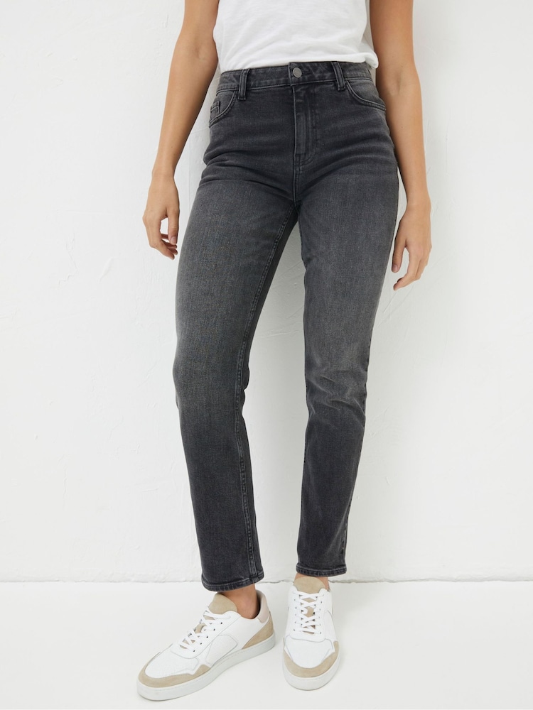 FatFace Grey Chesham Girlfriend Jeans - Image 1 of 5