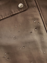 Fawn Brown Longline Shower Resistant Cotton Blend Padded Parka - Image 11 of 12