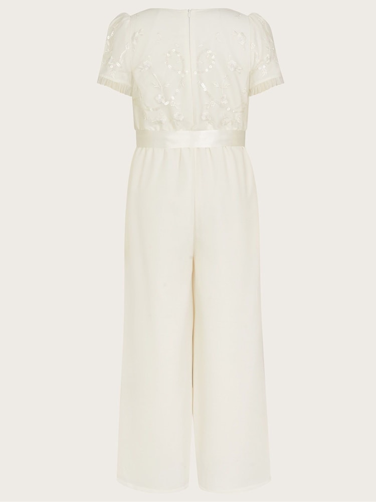 Monsoon Natural Tula Bridesmaid Jumpsuit - Image 2 of 3