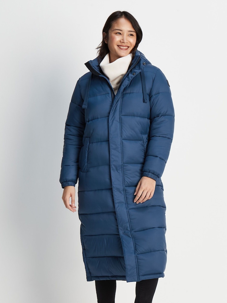 Tog 24 Blue Cautley Long Padded Jacket - Image 1 of 9