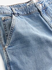Mid Blue Cargo Wide Leg Jeans - Image 7 of 7