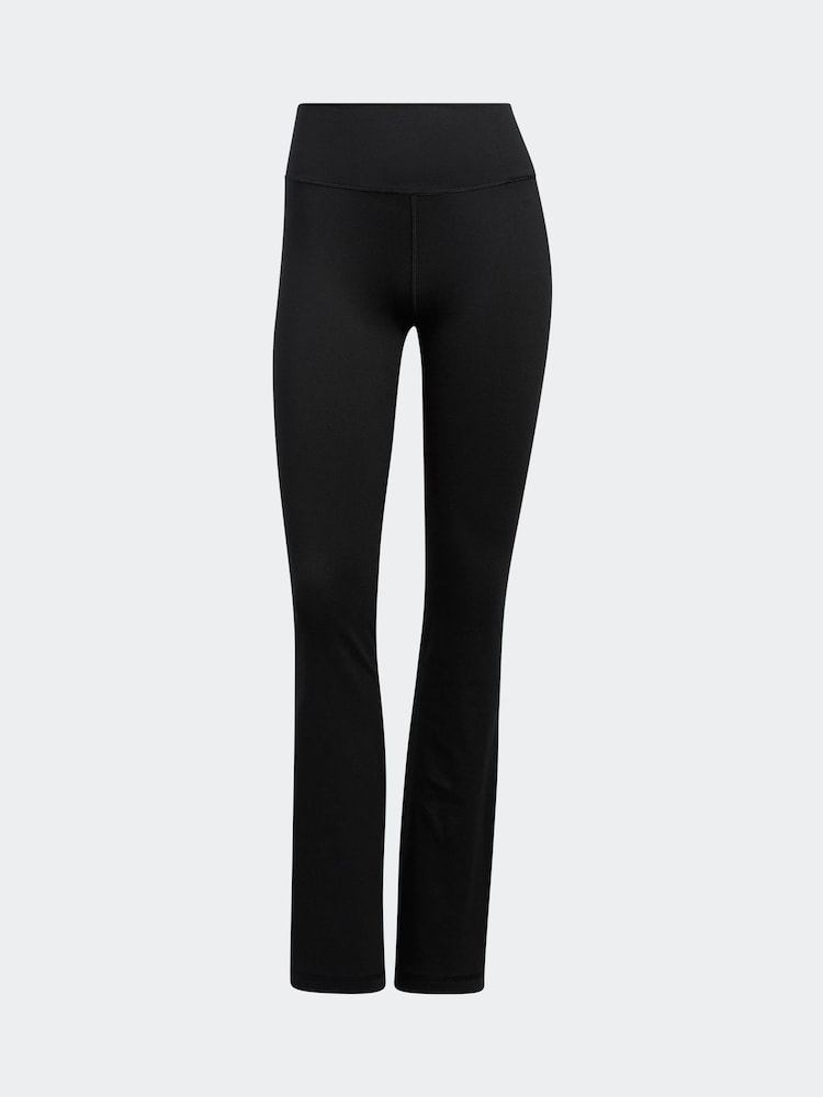 adidas Black Flared Tights - Image 4 of 4