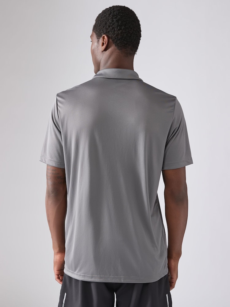 adidas Grey Entrada 22 Polo Shirt - Image 2 of 5 adidas Grey Entrada 22 Polo Shirt - Image 2 of 5