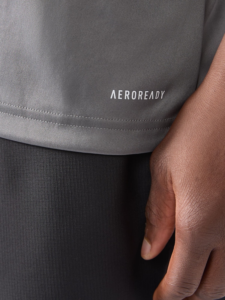adidas Grey Entrada 22 Polo Shirt - Image 4 of 5