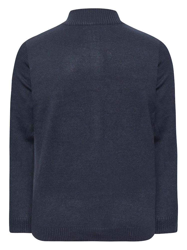 BadRhino Big & Tall Blue Zip Up Jacket - Image 3 of 3
