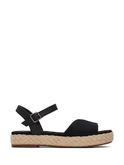 Schwarz - TOMS Abby Geflochtene Sandalen - Bild 1 von 6
