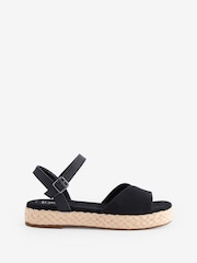 Schwarz - TOMS Abby Geflochtene Sandalen - Bild 2 von 6