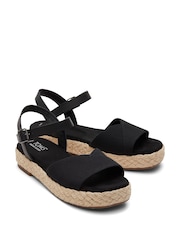 Schwarz - TOMS Abby Geflochtene Sandalen - Bild 3 von 6