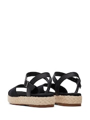 Schwarz - TOMS Abby Geflochtene Sandalen - Bild 4 von 6
