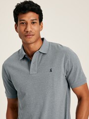 Joules Woody Grey Cotton Polo Shirt - Image 4 of 6