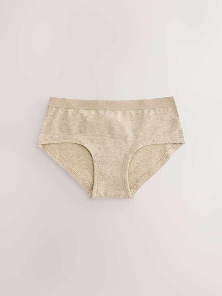 Weiß/Charcoal Grey/Oatmeal - Hüftslips im 5er-Pack (2–16 J.) - Bild 2 von 8 Weiß/Charcoal Grey/Oatmeal - Hüftslips im 5er-Pack (2–16 J.) - Bild 2 von 8