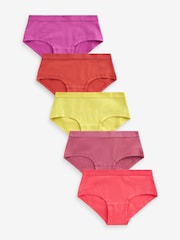 Green/Purple Hipster Briefs 5 Pack (2-16yrs) - Image 1 of 8