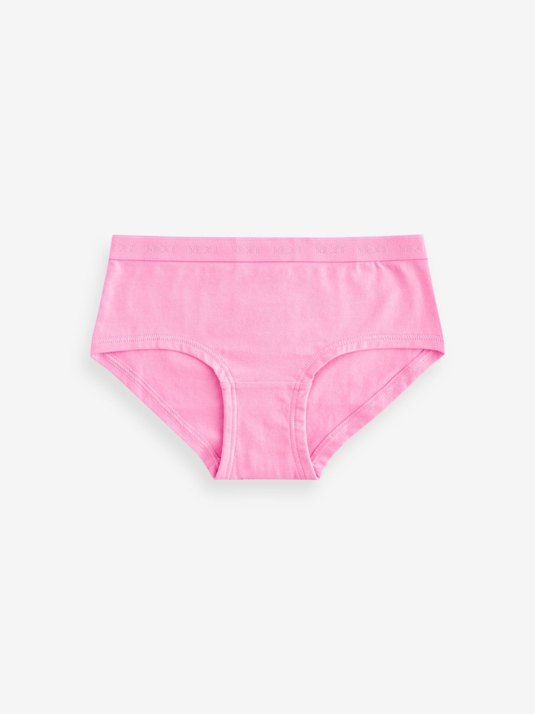 Pink Hipster Briefs 5 Pack (2-16yrs) - Image 2 of 8