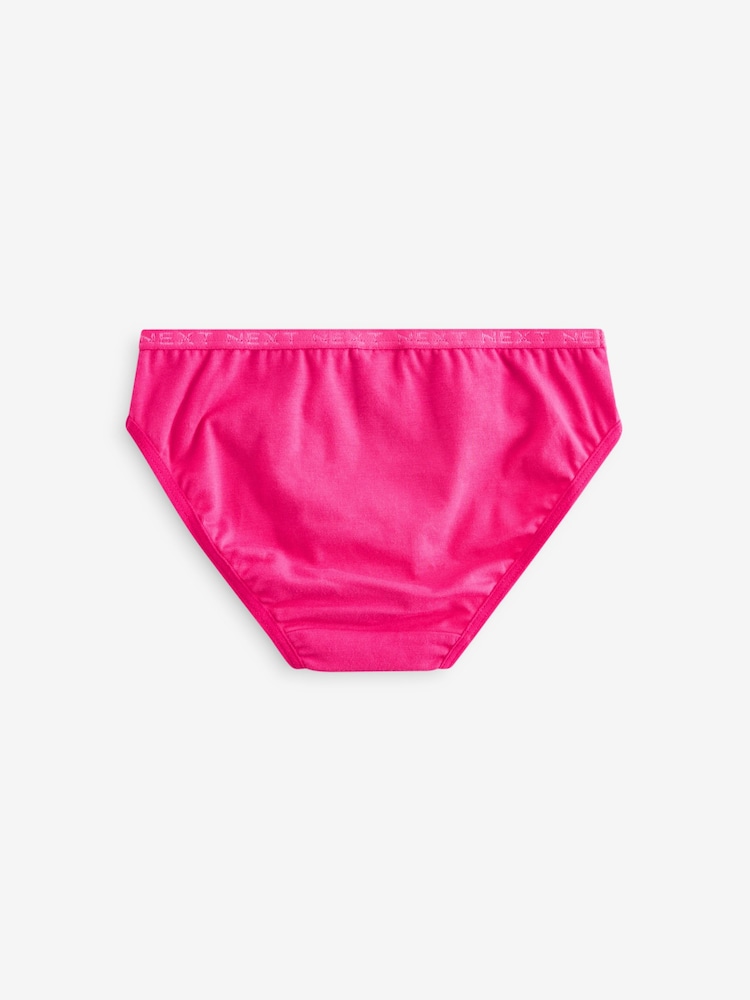 Rose vif - Slip de bikini 7 paquet (5-16ans) - Image 3 of 9