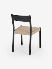 MADE.COM Set of 2 Black Rhye Dining Chair - Image 3 of 4