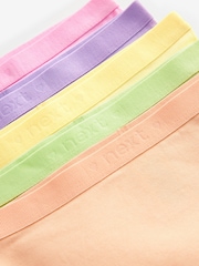 Multi Pastel Stampy Long Leg Short Briefs 5 Pack (2-16yrs) - Image 8 of 9
