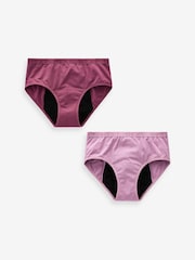 Purple Heavy Flow Period Pants 2 Pack (7-16yrs) - Image 1 of 7
