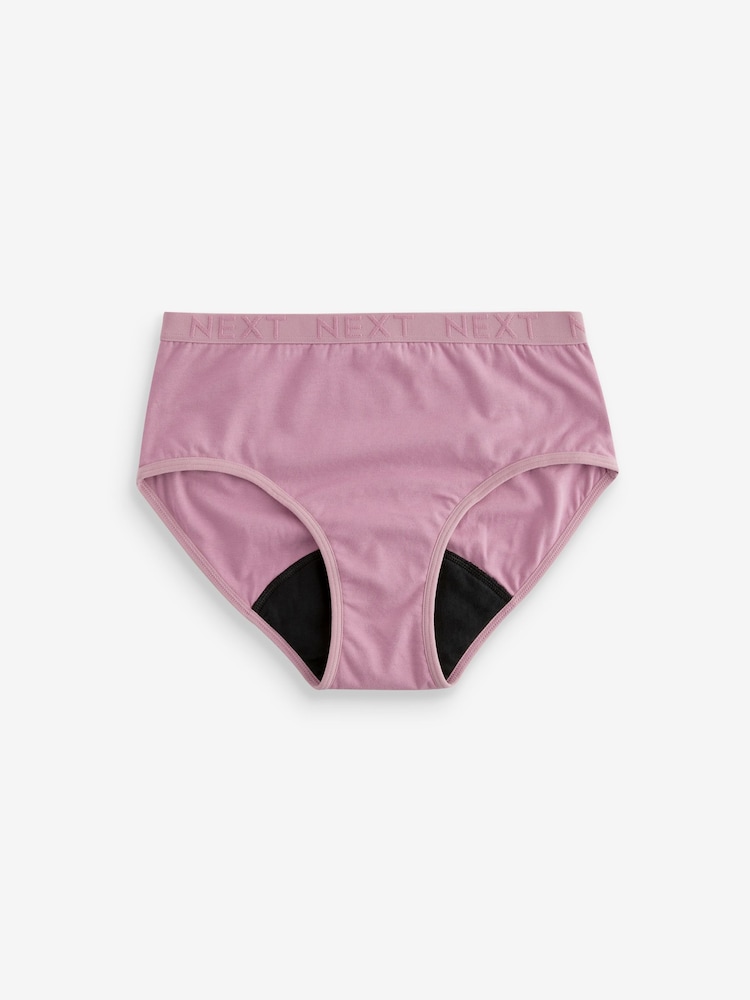 Purple Teen Light Flow Period Pants 2 Pack (7-16yrs) - Image 2 of 7