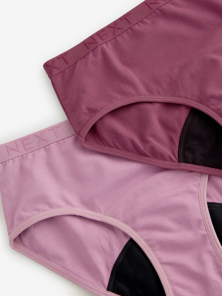Purple Teen Light Flow Period Pants 2 Pack (7-16yrs) - Image 6 of 7