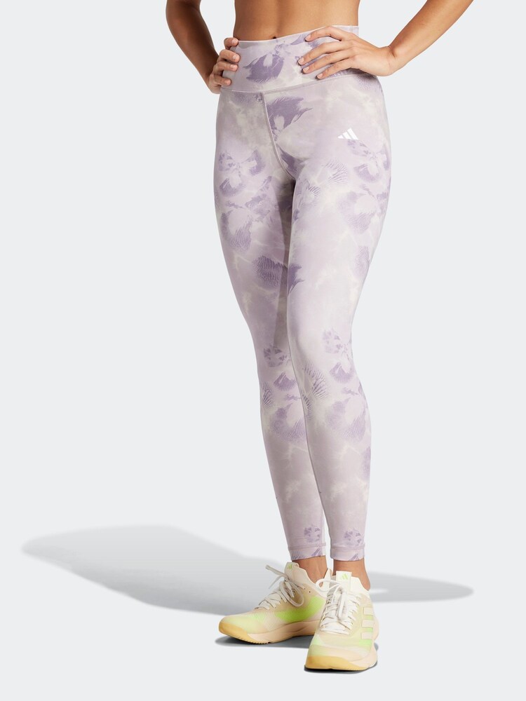 adidas Pink Train Essential Tie Dye Leggings - Image 1 of 5