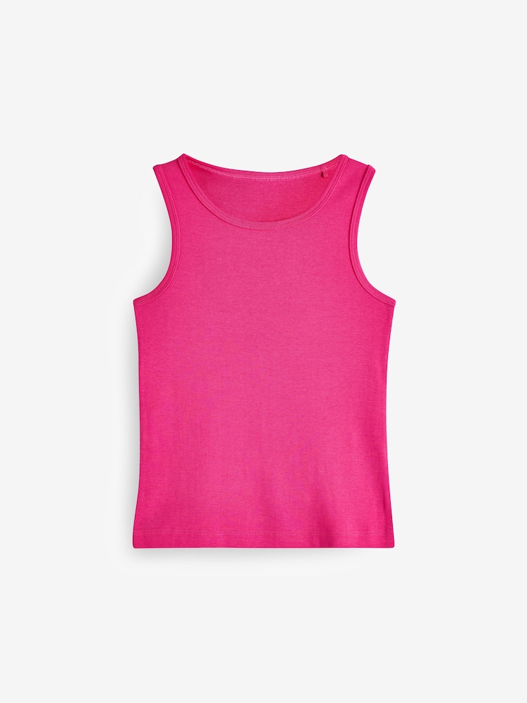 Bright Pink Vests 5 Pack (1.5-16yrs) - Image 4 of 8