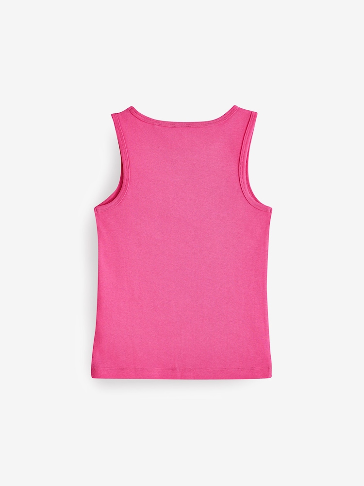 Bright Pink Vests 5 Pack (1.5-16yrs) - Image 7 of 8