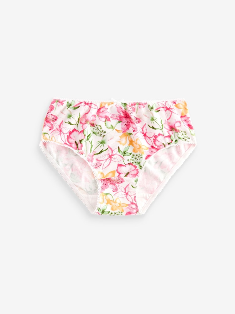 Pink Fairy Print Briefs 7 Pack (1.5-16yrs) - Image 2 of 11