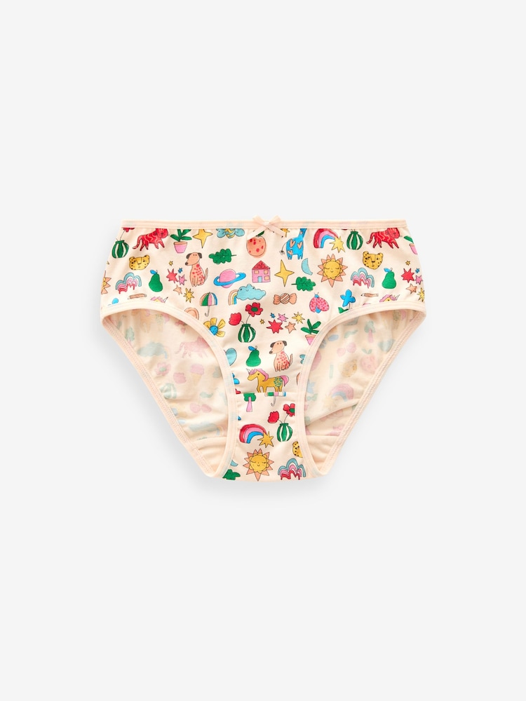 Pink/Blue Unicorn Character Briefs 7 Pack (1.5-12yrs) - Image 4 of 10