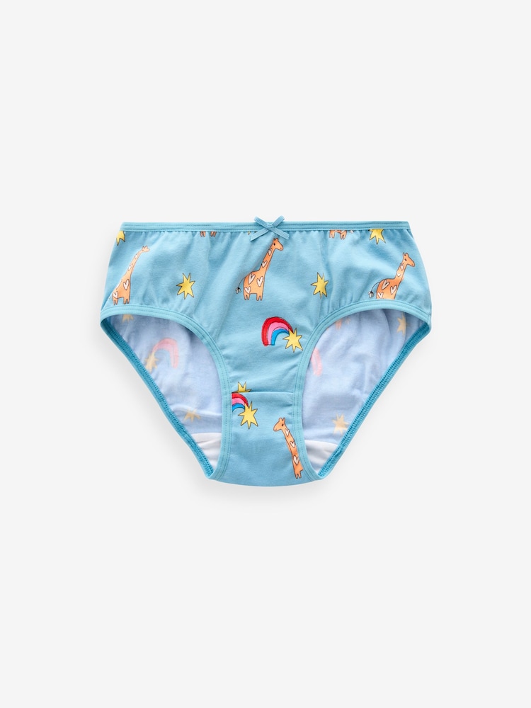 Pink/Blue Unicorn Character Briefs 7 Pack (1.5-12yrs) - Image 7 of 10