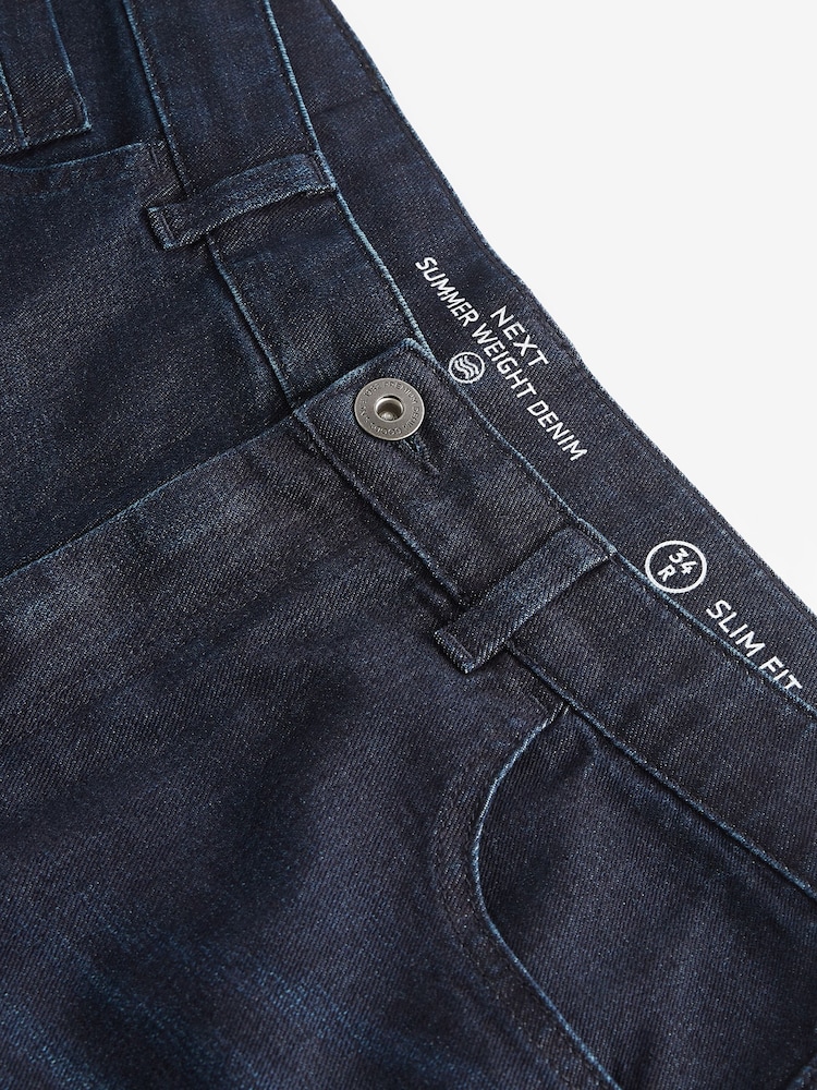 Blue Dark Summerweight Jeans - Image 9 of 13
