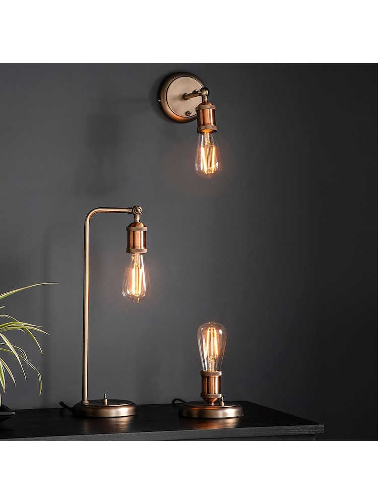 Gallery Home Pewter Grey Halsy Wall Light - Image 2 of 3