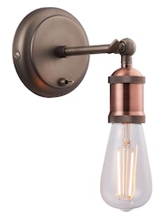 Gallery Home Pewter Grey Halsy Wall Light - Image 3 of 3