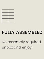 White Sloane Glass 6 Drawer Collection Luxe Chest of Drawers - Image 4 of 6