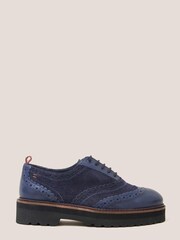 White Stuff Chunky Leather Lace-Up Brogues - Image 1 of 4