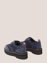 White Stuff Chunky Leather Lace-Up Brogues - Image 3 of 4