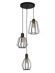 Searchlight Black Momordica 3 Light Multi Pendant Ceiling Light - Image 3 of 4