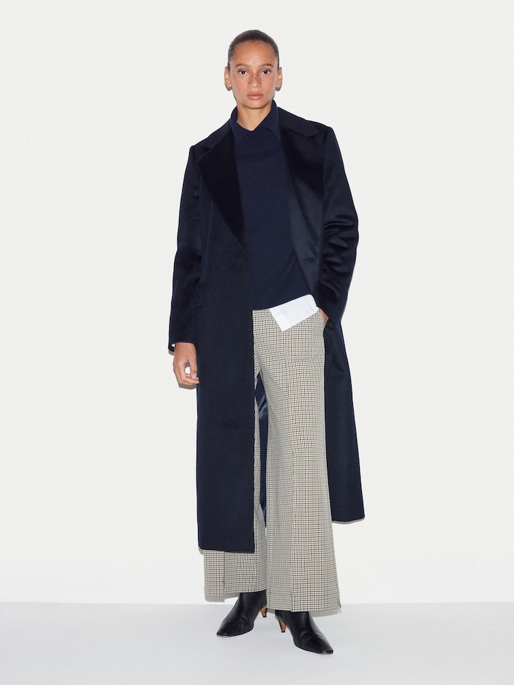 Jigsaw Blue Wool Maxi City Coat - Image 1 of 6 Jigsaw Blue Wool Maxi City Coat - Image 1 of 6