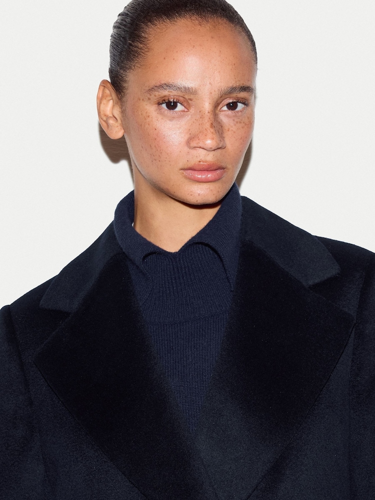 Jigsaw Blue Wool Maxi City Coat - Image 2 of 6 Jigsaw Blue Wool Maxi City Coat - Image 2 of 6