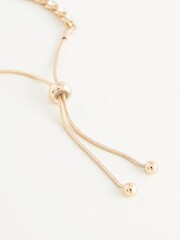 Gold Tone Diamanté And Pearl Pully Bracelet - Image 4 of 4