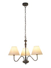 Searchlight White Coltsfoot 3 Light Ceiling Light - Image 2 of 4