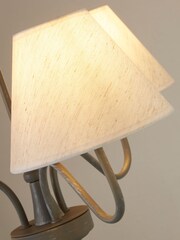 Searchlight White Coltsfoot 3 Light Ceiling Light - Image 4 of 4